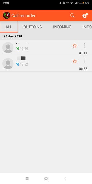 All Call Recorder Lite 2018 - Preview 3