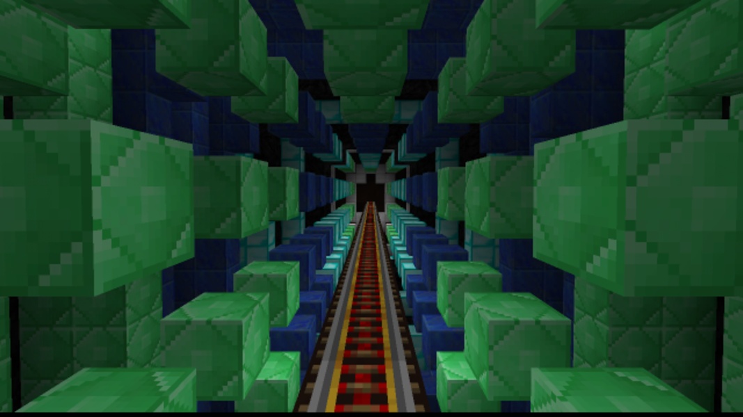 Illusian roller coaster map for mcpe - Preview 5
