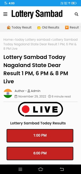 Nagaland Lottery Results APK for Android - Download