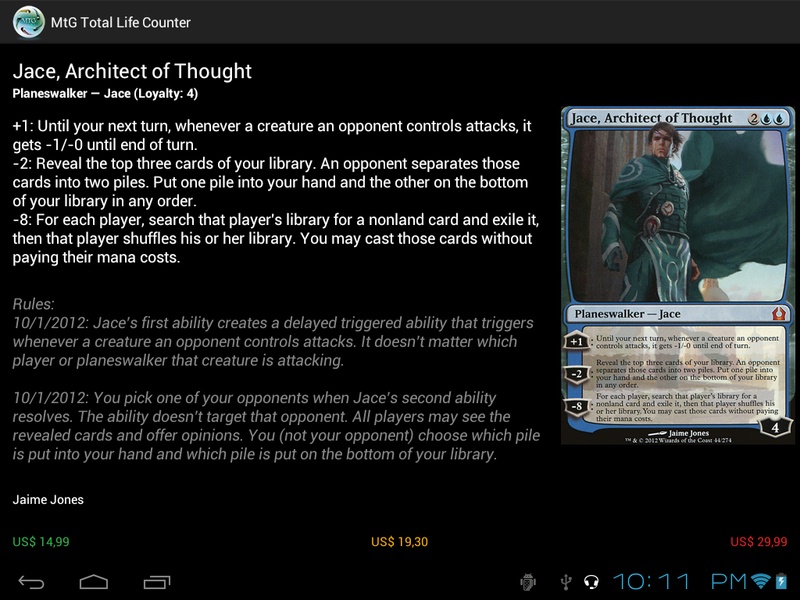 MtG Total Life Counter - Preview 2