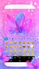 Purple Crystal Keyboard Theme screenshot 3