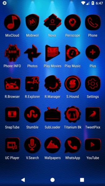 Black and Red Icon Pack Free - Preview 5