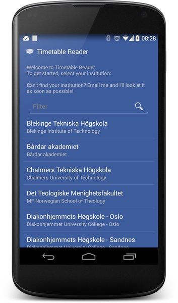 Timetable Reader - Preview 5