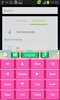 Pink Candy GO Keyboard screenshot 2