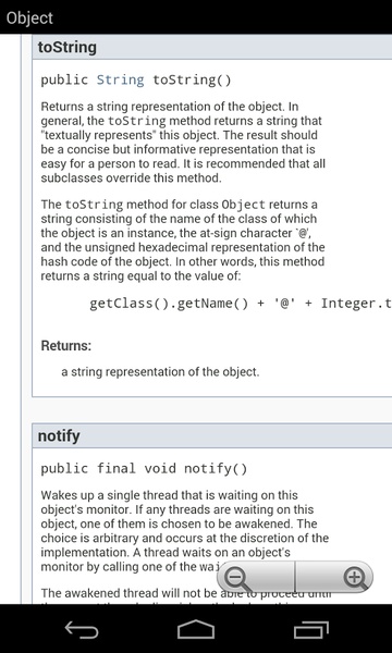 JavaDoc 7 - Preview 1