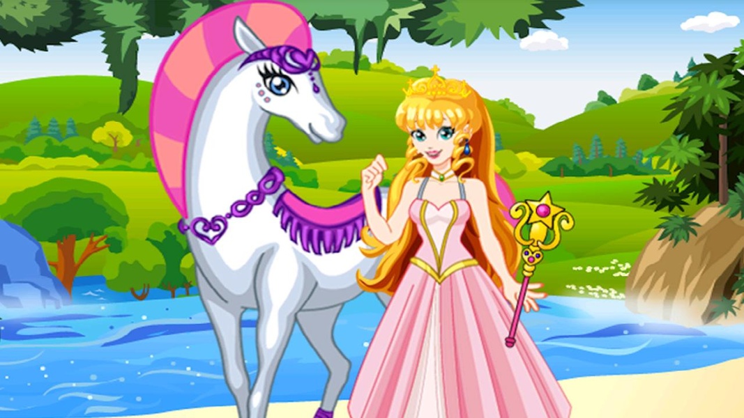 white horse princess dress up White Horse Princess Dress Up for Android