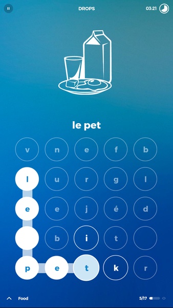 Drops: Learn French language and words for free - Preview 6