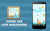 Paper Sea Live Wallpaper screenshot 2