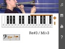 2D Trombone Notes Slide Positions - How To Play screenshot 2