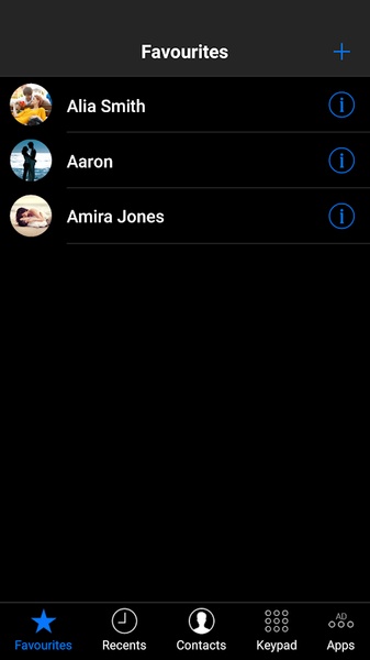 Dialer Theme Dark - Preview 1