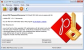 Accent PDF Password Recovery screenshot 1
