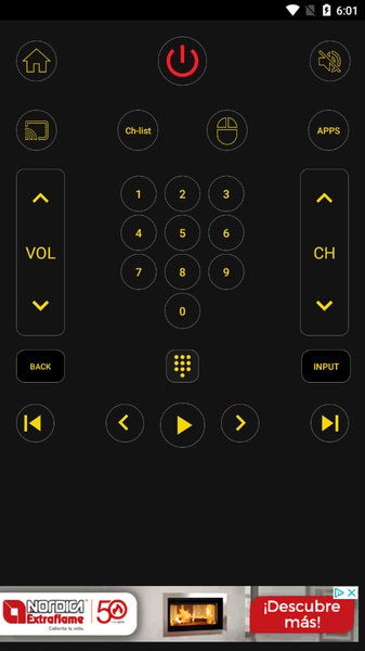 Universal remote deals control app