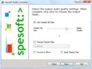 Spesoft Audio Converter screenshot 3