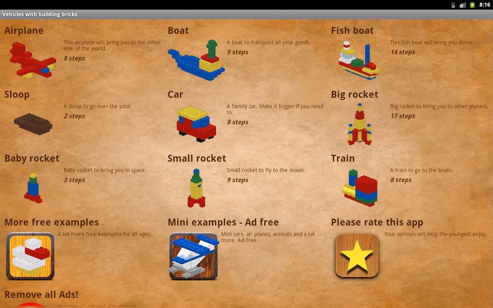 Vehicles with building bricks - Preview 6