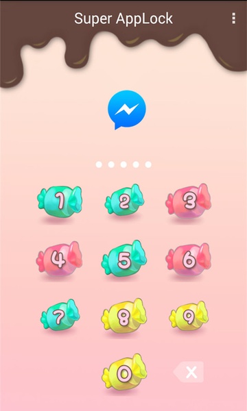 AppLock Theme Candy Sweety - Preview 6