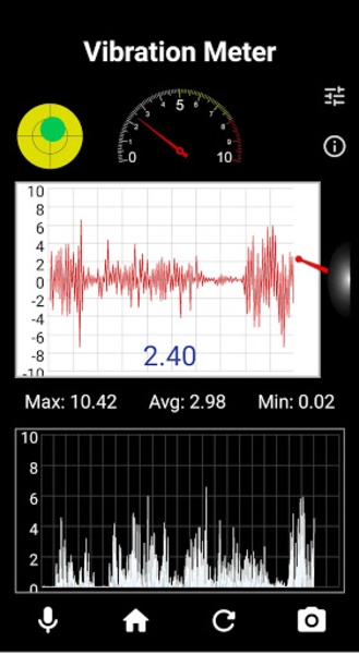 Sound & Vibration Meter for Android - Download the APK from Uptodown
