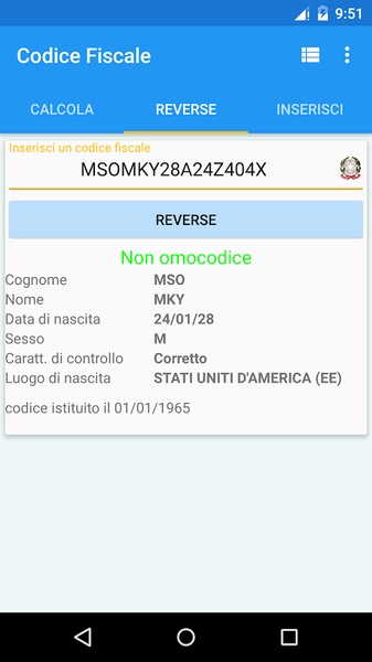Codice Fiscale - Preview 1