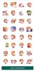 Emoji Cute girls Stickers screenshot 3