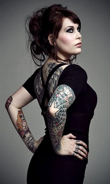 Sexy Tattoo Girls Wallpapers - Preview 17