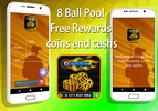 8 Ball Pool Free Rewards cashs and coins screenshot 2