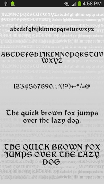 Gothic Free Font Theme - Preview 1