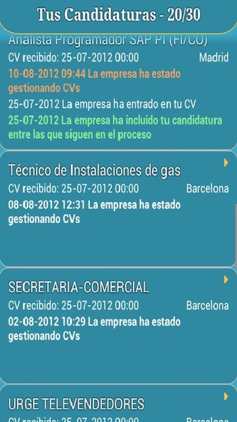 Empleos de InfoJobs & RSS - Preview 3