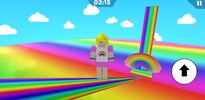 Rainbow Parkour sweet Girl screenshot 4