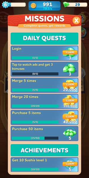 Merge Sushi - Preview 7