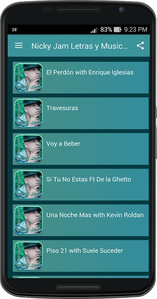 Nicky Jam Letras y Musicas - Preview 3
