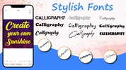 Calligraphy Font App screenshot 7