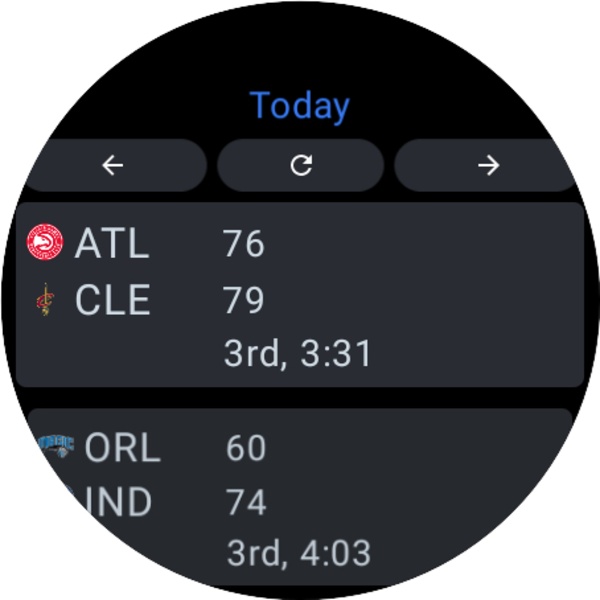 NBA Scores - Preview 3