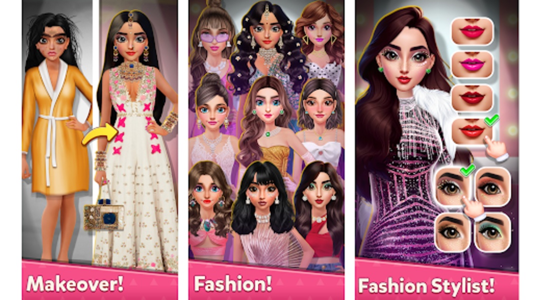 green emerald velvet dress Stone Age Fashion Fever : Cave Girl Game