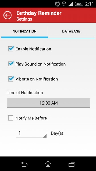 Birthday Reminder Alarm - Preview 2