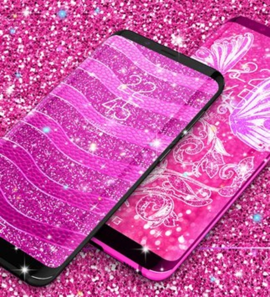 Pink glitter live wallpaper - Preview 5