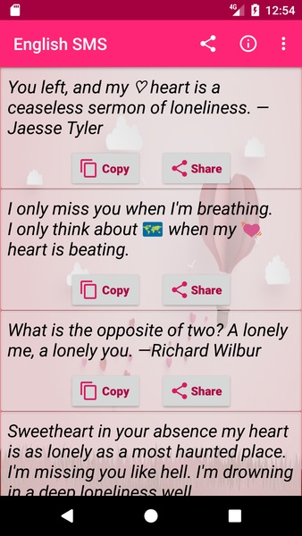English SMS - Preview 4