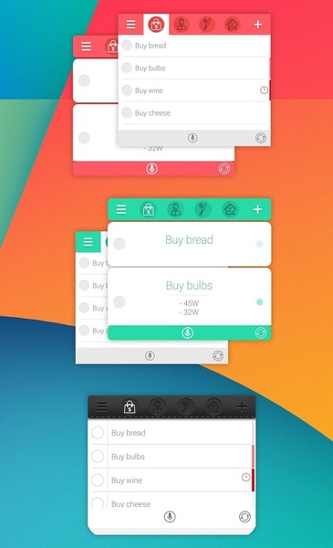 Clever Tasks Widget free - Preview 5