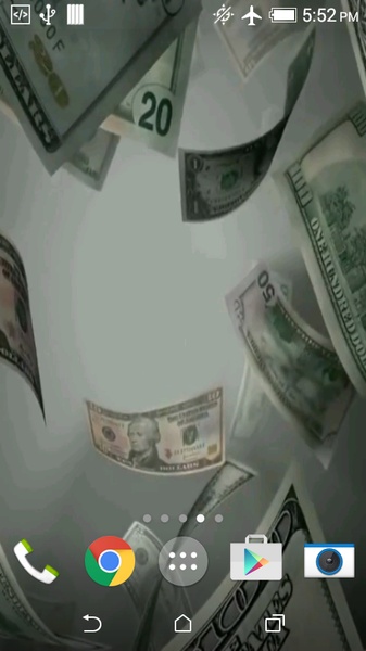 Flying Dollars Live Wallpaper - Preview 1