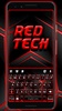 Red Black Tech Keyboard Backgr screenshot 5