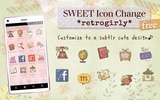 SWEETアイコンチェンジ*retrogirly* free screenshot 4