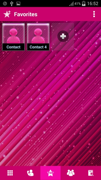 RocketDial Pink Theme - Preview 3