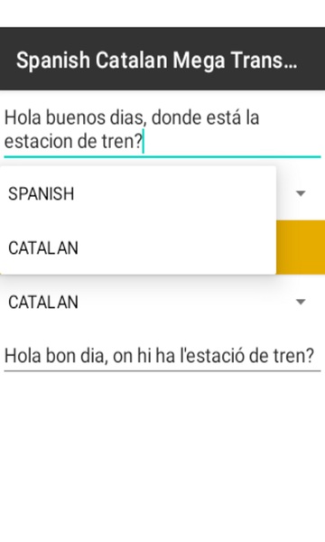Spanish Catalan Mega Translator - Preview 2