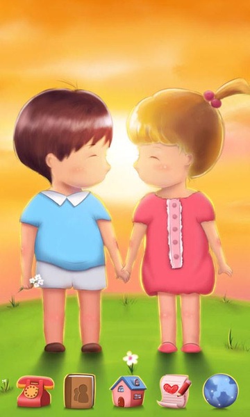 sweetlove GOLauncher EX Theme - Preview 4