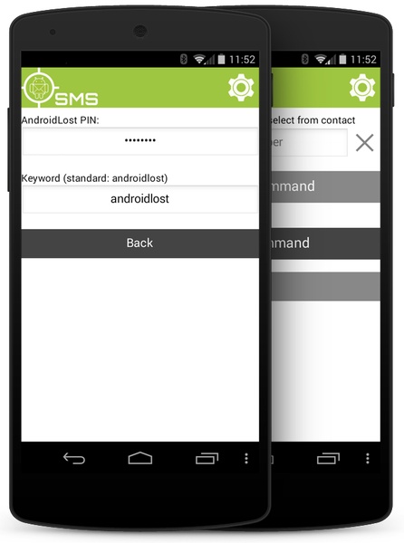 AndroidLost SMS - Preview 1
