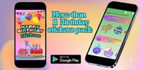 happy birthday stickers screenshot 4