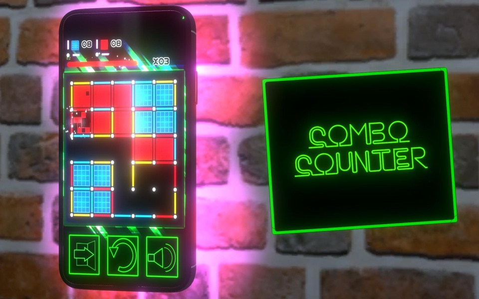 Dots and Boxes (Neon) - Preview 1