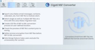 Cigati NSF to PST Converter screenshot 1
