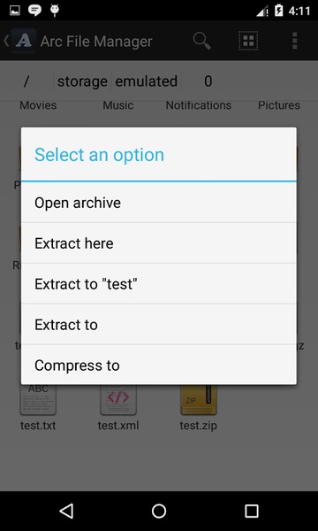 Arc File Manager - Preview 3