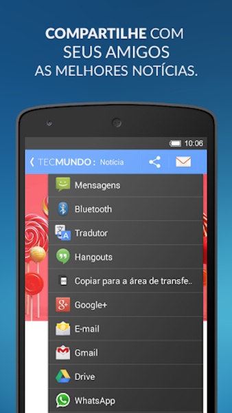 Baixe agora mesmo o app do TecMundo no seu smartphone - TecMundo