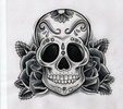 Skulls Tattoo Design HD Wallpaper screenshot 2