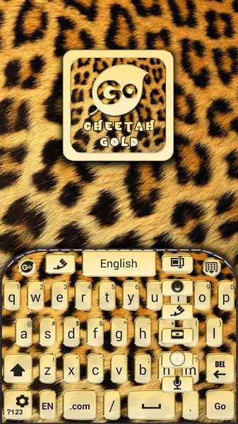Cheetah Gold Keyboard - Preview 1
